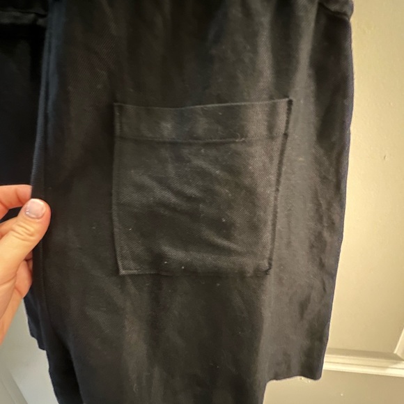 Linen Black Romper Size L - Picture 9 of 9